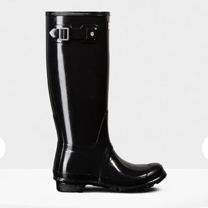 Original Women’s Black Tall Gloss Hunter boots